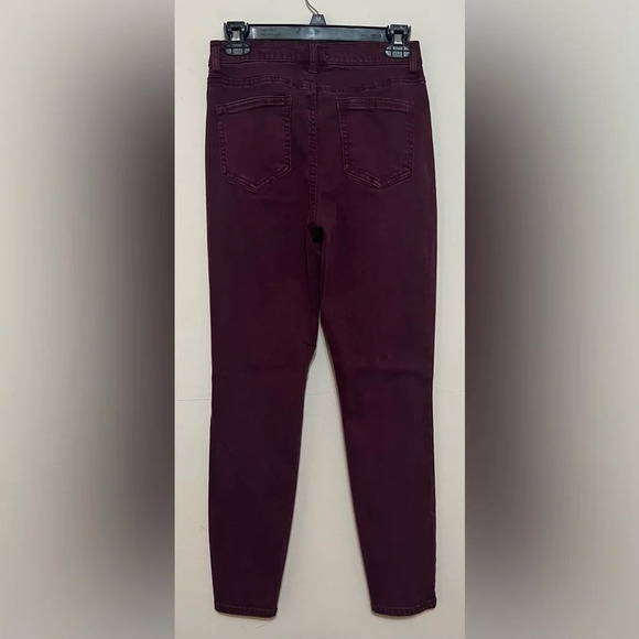 Altar’d State wine colored high rise jeggings skinny jeans. Size 27/5 A2 - Picture 2 of 10